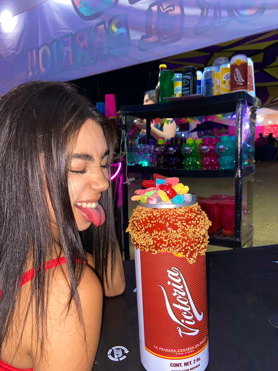Salma en una fiesta